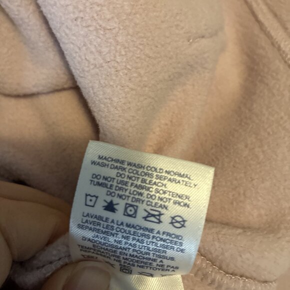 Lands End Womens Hoodie Pullover Fleece Kangaroo Pocket Size S - Picture 7 of 7